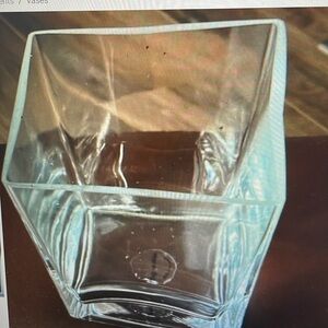Telaflora Clear Glass Square Vase